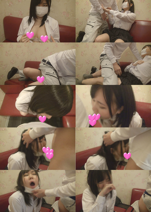 [Amateurs]Erina doesn't like deep throating and sperm explodes in her throat