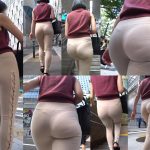 【特福錞格】【フルHD 高画質】スケスケ感120％！エグ過ぎる紐Ｔバック！極尻美女インストラクター！